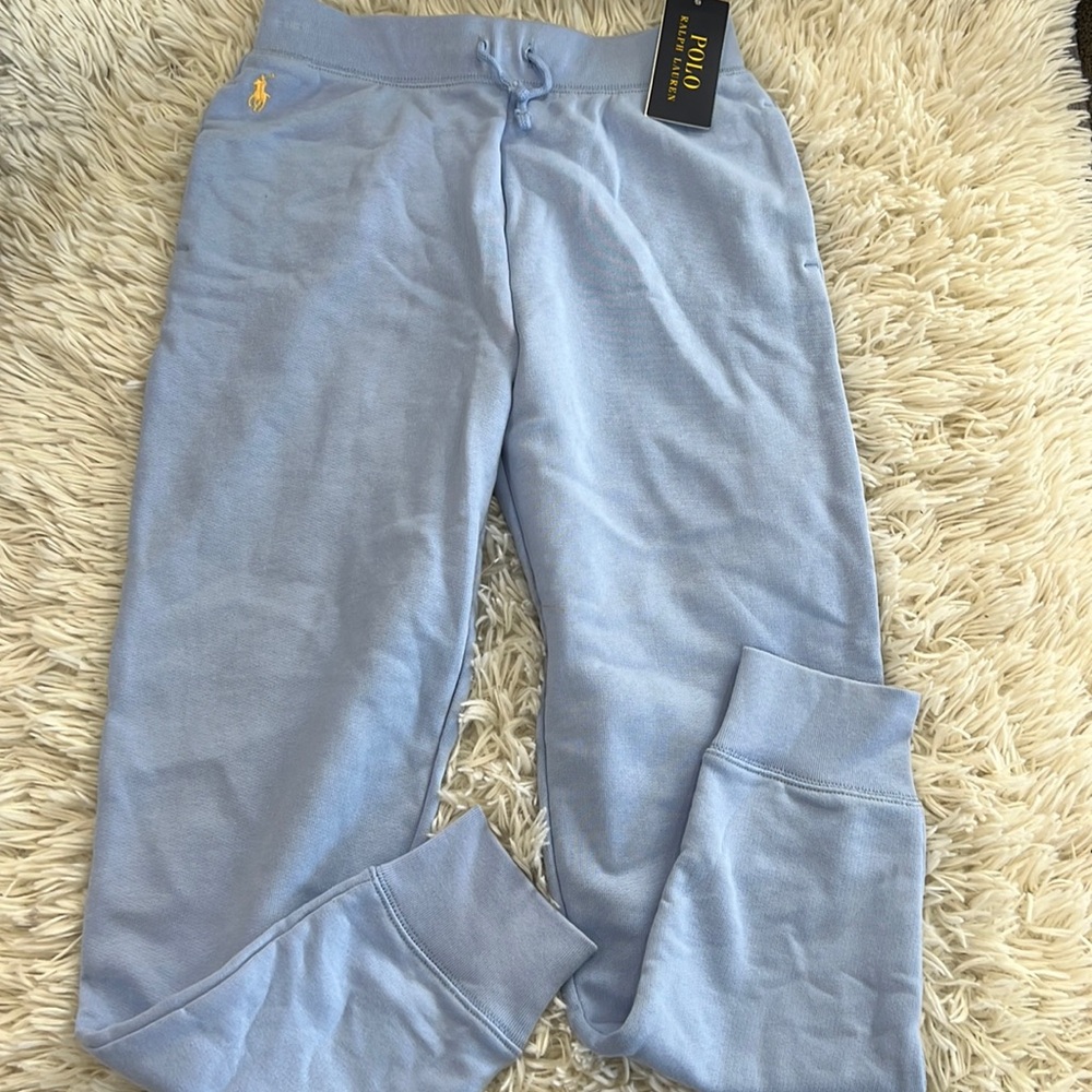 Polo Ralph Lauren, kids fleece joggers baby blue